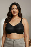 Zivame Shimmering Secrets Lightly Lined Non Wired Full Coverage Minimiser Bra - Anthracite — thumbnail 2