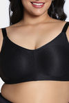 Zivame Shimmering Secrets Lightly Lined Non Wired Full Coverage Minimiser Bra - Anthracite — thumbnail 5