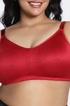 Zivame True Curve Jacquard Lightly Lined Non Wired Full Coverage Minimiser Bra - Emboldened — thumbnail 6