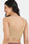 Zivame Double Layered Full Coverage Non Wired Slip-on Home Bra - Skin — thumbnail 2