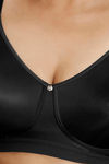 Zivame True Curv Beautiful Basics Double Layered Non Wired Full Coverage Minimiser Bra - Anthracite — thumbnail 5