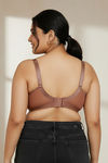 Zivame True Curv Beautiful Basics Double Layered Non Wired Full Coverage Minimiser Bra - Nutmeg — thumbnail 3