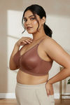 Zivame True Curv Beautiful Basics Double Layered Non Wired Full Coverage Minimiser Bra - Nutmeg — thumbnail 4