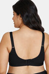 Zivame True Curv Beautiful Basics Double Layered Non Wired Full Coverage Super Support Bra - Anthracite — thumbnail 2