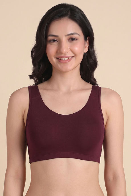 Zivame Padded Non Wired Full Coverage Bralette - Fig — image 2