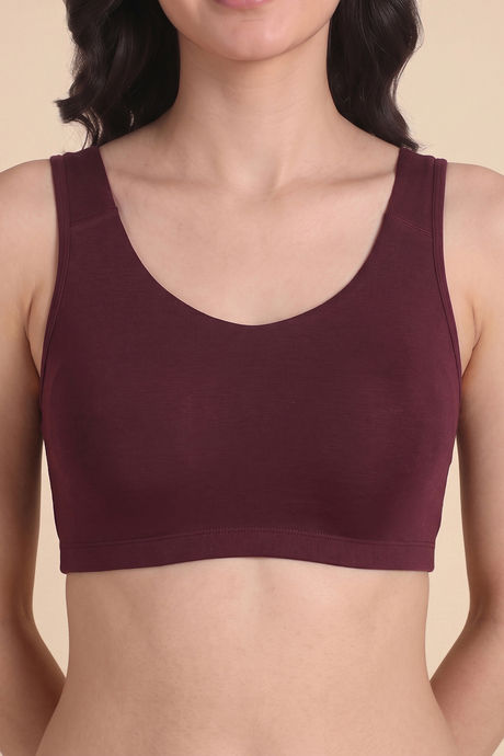Zivame Padded Non Wired Full Coverage Bralette - Fig — image 5