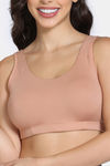 Zivame Double Layered Non Wired Full Coverage Bralette - Roebuck — thumbnail 4