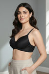 Zivame Shimmering Secrets Padded Non Wired 3/4Th Coverage T-Shirt Bra - Anthracite — thumbnail 3
