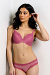 Zivame Coquette Blush Padded Wired 3/4Th Coverage Lace Bra - Malaga — thumbnail 1