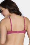 Zivame Coquette Blush Padded Wired 3/4Th Coverage Lace Bra - Malaga — thumbnail 3