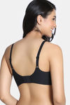 Zivame Freeform Padded Non Wired 3/4Th Coverage T-Shirt Bra  - Black — thumbnail 3