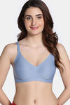 Zivame Freeform Padded Non Wired 3/4Th Coverage T-Shirt Bra  - Blue — thumbnail 2