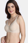 Zivame Freeform Padded  Non Wired 3/4Th Coverage T-Shirt Bra  - Skin — thumbnail 4
