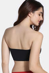 Zivame Freeform Single Layered Non Wired Full Coverage Bandeau Bra - Black — thumbnail 3