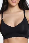 Zivame Freeform Padded Non Wired 3/4Th Coverage Bralette - Black — thumbnail 5