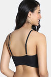 Zivame Freeform Padded Non Wired 3/4Th Coverage Bralette - Black — thumbnail 2