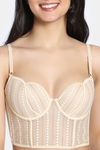 Zivame Padded Wired Medium Coverage Corset - Roebuck — thumbnail 4