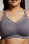 Zivame Freeform True Curv Padded Non Wired Full Coverage T-Shirt Bra - Grey — thumbnail 4
