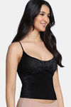 Zivame Bra Top With Inbuilt Cups - Black — thumbnail 4