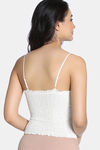 Zivame Bra Top With Inbuilt Cups - White — thumbnail 2