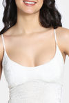 Zivame Bra Top With Inbuilt Cups - White — thumbnail 4