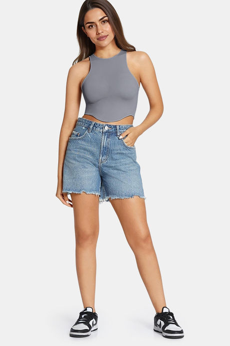 Zivame Bra Top With Inbuilt Cups - Blue — image 2