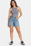 Zivame Bra Top With Inbuilt Cups - Blue — thumbnail 2