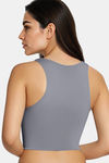 Zivame Bra Top With Inbuilt Cups - Blue — thumbnail 3