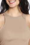 Zivame Bra Top With Inbuilt Cups - Brown — thumbnail 5