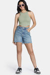 Zivame Bra Top With Inbuilt Cups - Olive — thumbnail 2
