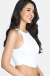 Zivame Bra Top With Inbuilt Cups - White — thumbnail 4