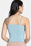 Zivame Bra Top With Inbuilt Cups - Blue — thumbnail 3