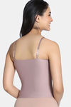 Zivame Bra Top With Inbuilt Cups - Brown — thumbnail 3