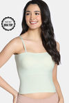 Zivame Bra Top With Inbuilt Cups - Green — thumbnail 1