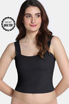 Zivame Bra Top With Inbuilt Cups - Black — thumbnail 1