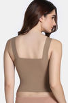 Zivame Bra Top With Inbuilt Cups - Brown — thumbnail 3