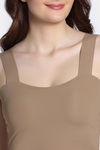 Zivame Bra Top With Inbuilt Cups - Brown — thumbnail 5