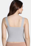 Zivame Bra Top With Inbuilt Cups - Grey — thumbnail 4