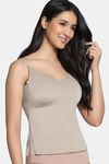 Zivame Bra Top With Inbuilt Cups - Brown — thumbnail 4