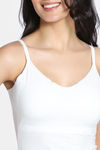 Zivame Bra Top With Inbuilt Cups - White — thumbnail 5
