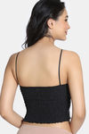 Zivame Bra Top With Inbuilt Cups - Black — thumbnail 3