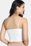 Zivame Bra Top With Inbuilt Cups - White — thumbnail 2
