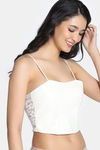 Zivame Bra Top With Inbuilt Cups - White — thumbnail 4