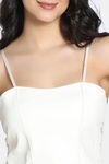 Zivame Bra Top With Inbuilt Cups - White — thumbnail 5