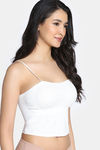 Zivame Bra Top With Inbuilt Cups - White — thumbnail 4
