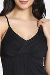 Zivame Bra Top With Inbuilt Cups - Black — thumbnail 5