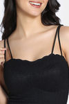 Zivame Bra Top With Inbuilt Cups - Black — thumbnail 5