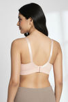 Zivame Unbound Maternity Padded Non Wired 3/4Th Coverage Seamless Nursing Bra - Pink — thumbnail 2