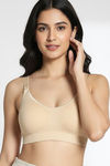 Zivame Unbound Maternity Padded Non Wired 3/4Th Coverage Seamless Nursing Bra - Skin — thumbnail 5