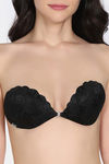Zivame Padded Non Wired Low Coverage Stick-On Bra - Black — thumbnail 6